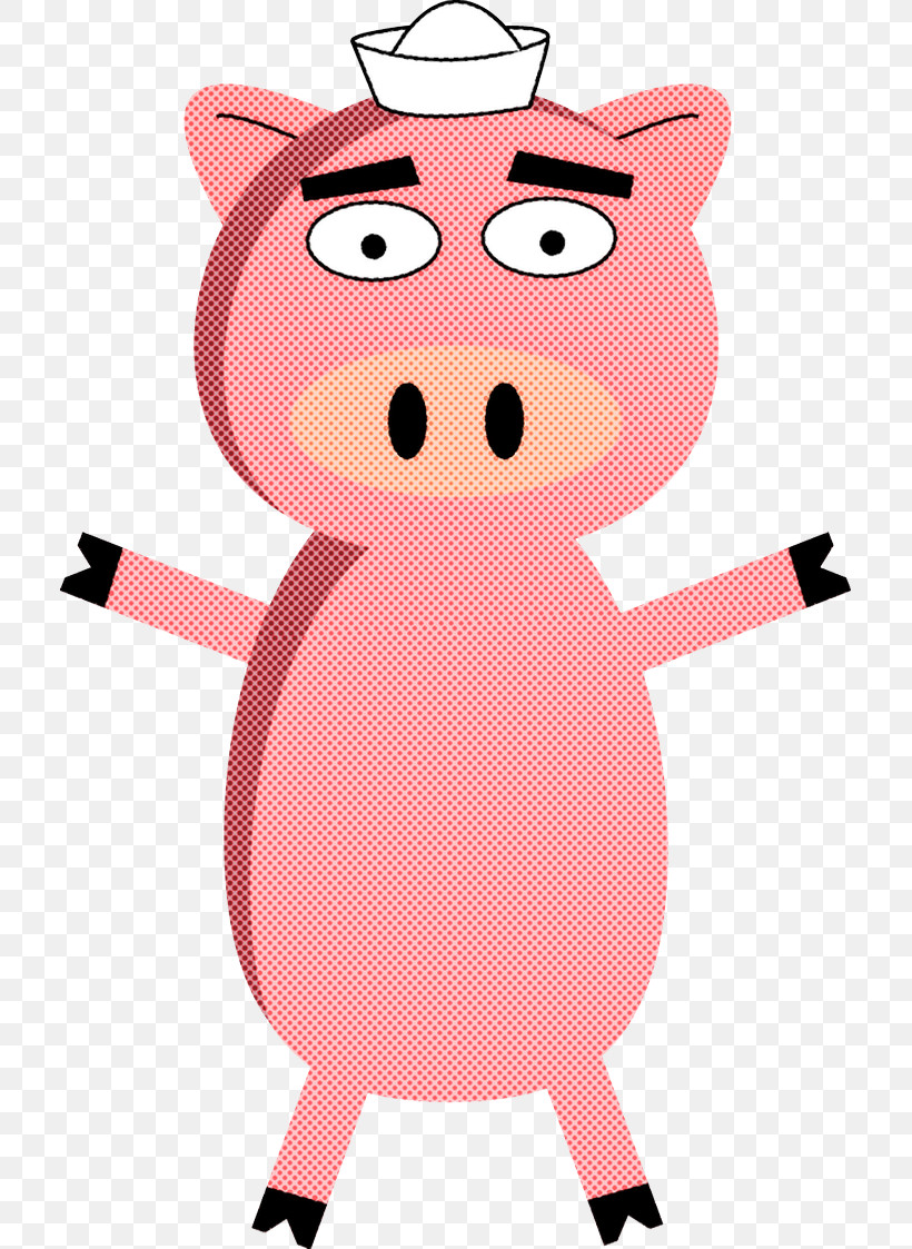 Character Pink M Pattern Snout Character Created By, PNG, 711x1123px, Character, Character Created By, Pink M, Snout Download Free