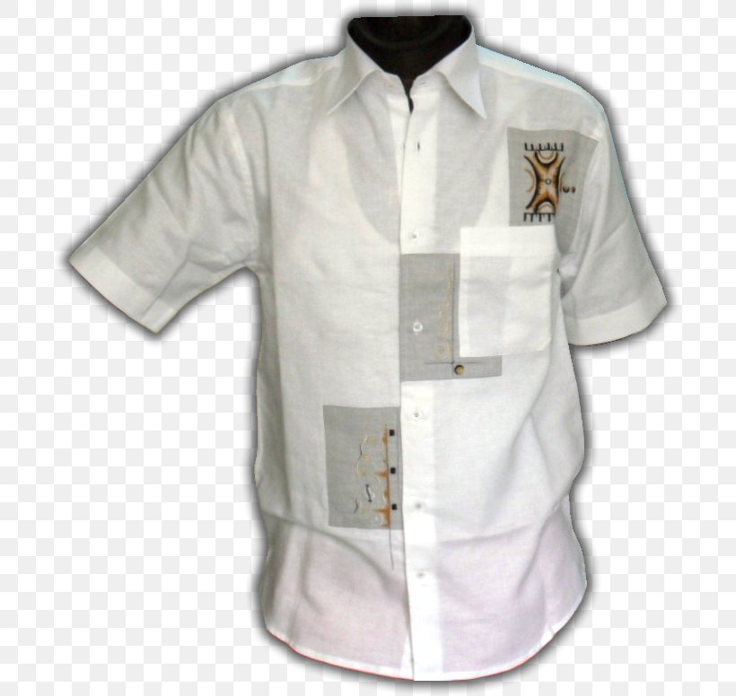 Dress Shirt Embroidery Loincloth Uniform, PNG, 699x776px, Dress Shirt, Blouse, Button, Collar, Embroidery Download Free