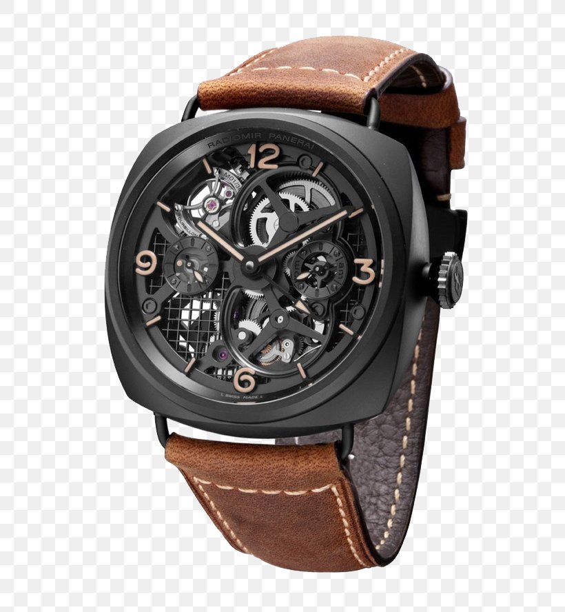 Panerai Watch Radiomir Tourbillon Clock, PNG, 658x888px, Panerai, Brand, Brown, Clock, Clockmaker Download Free