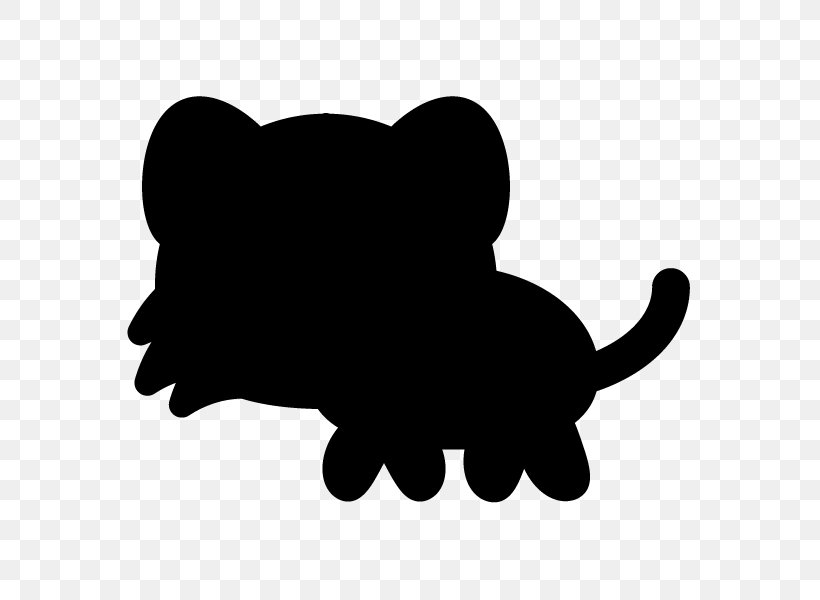 Silhouette Tiger Whiskers Lion, PNG, 600x600px, Silhouette, Big Cat, Big Cats, Black, Black And White Download Free