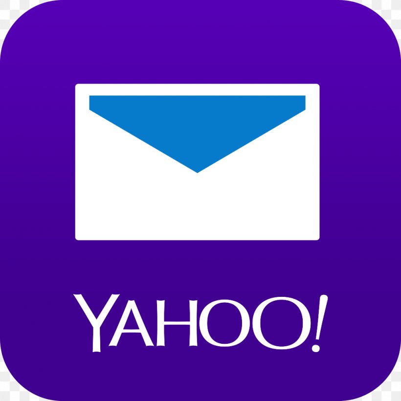 Yahoo! Mail Email Box Email Client, PNG, 1024x1024px, Yahoo Mail, Area, Blue, Brand, Electric Blue Download Free