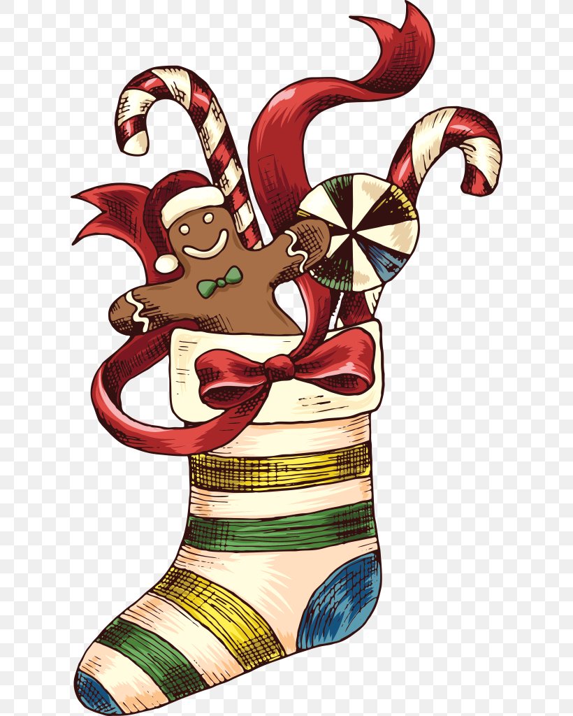Christmas Decoration Christmas Stockings Santa Claus, PNG, 618x1024px, Christmas, Art, Christmas Decoration, Christmas Ornament, Christmas Stockings Download Free