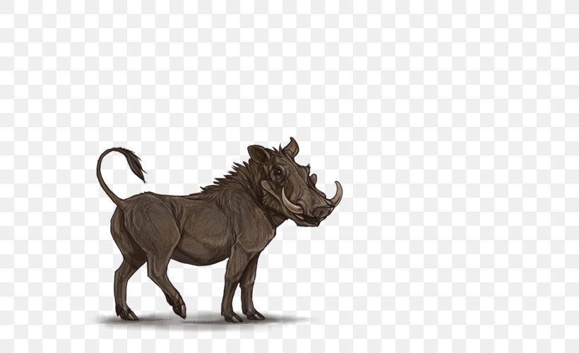 Common Warthog Lion Pig Hyena Mane, PNG, 640x500px, Common Warthog, Caracal, Cattle, Cattle Like Mammal, Horn Download Free