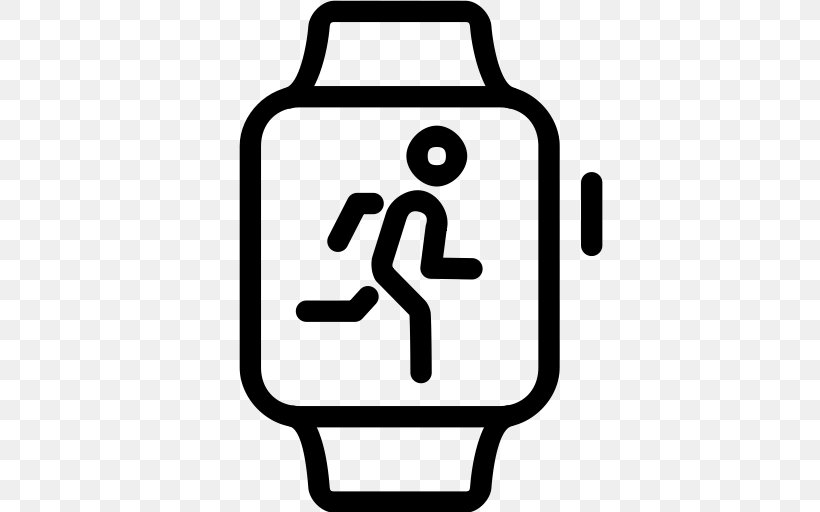Physical Fitness Exercise Smartwatch, PNG, 512x512px, Physical Fitness, Activity Tracker, Apple Watch, Area, Black And White Download Free