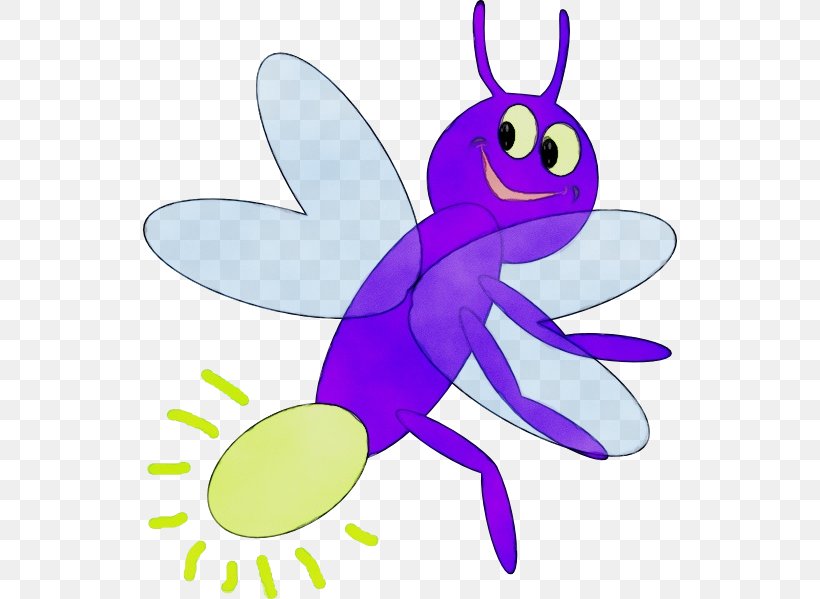 Insect Clip Art Cartoon Dragonflies And Damseflies Violet, PNG, 534x599px, Watercolor, Animation, Cartoon, Dragonflies And Damseflies, Insect Download Free
