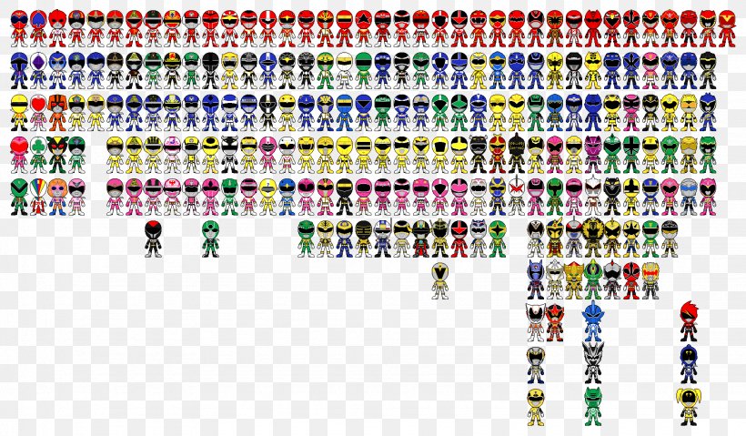Super Sentai Power Rangers DeviantArt Pixel Art, PNG, 1950x1140px, Super Sentai, Area, Art, Deviantart, Drawing Download Free