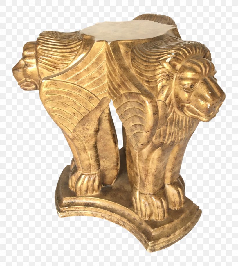 Winged Lion Table Sculpture Statue, PNG, 1416x1581px, Lion, Art, Artifact, Big Cats, Brass Download Free