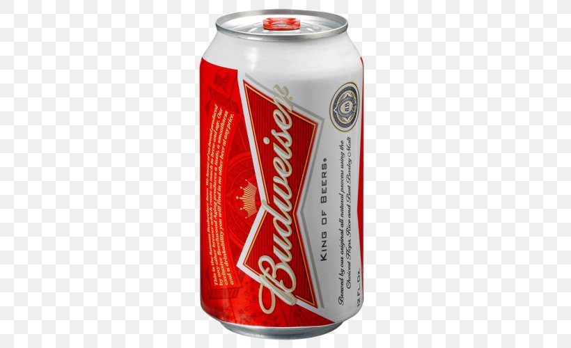 Budweiser Lager Anheuser-Busch Brewery Beer, PNG, 500x500px, Budweiser, Adolphus Busch, Aluminum Can, Anheuserbusch, Anheuserbusch Brewery Download Free