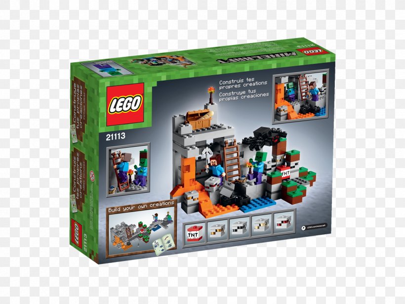 Lego Minecraft Amazon.com Toy, PNG, 2400x1800px, Minecraft, Amazoncom, Lego, Lego 21113 Minecraft The Cave, Lego City Download Free
