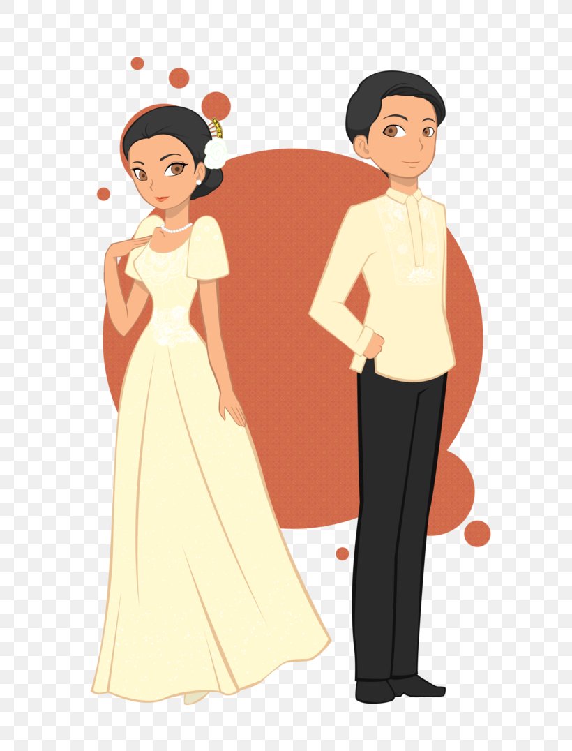 Fashion And Clothing In The Philippines Baro't Saya Barong Tagalog Clip Art, PNG, 743x1076px, Watercolor, Cartoon, Flower, Frame, Heart Download Free