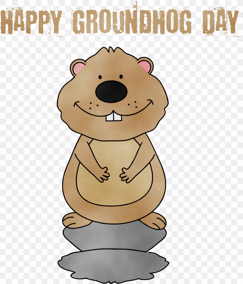Groundhog Day, PNG, 2567x3000px, Groundhog Day, Animal Figure, Beaver, Brown Bear, Cartoon Download Free