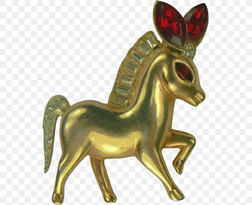 Horse Donkey, PNG, 667x667px, Horse, Brass, Brooch, Copying, Deer Download Free