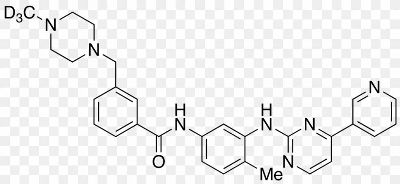 Imatinib Mesylate Bcr-Abl Tyrosine-kinase Inhibitor Structure, PNG, 963x444px, Watercolor, Cartoon, Flower, Frame, Heart Download Free