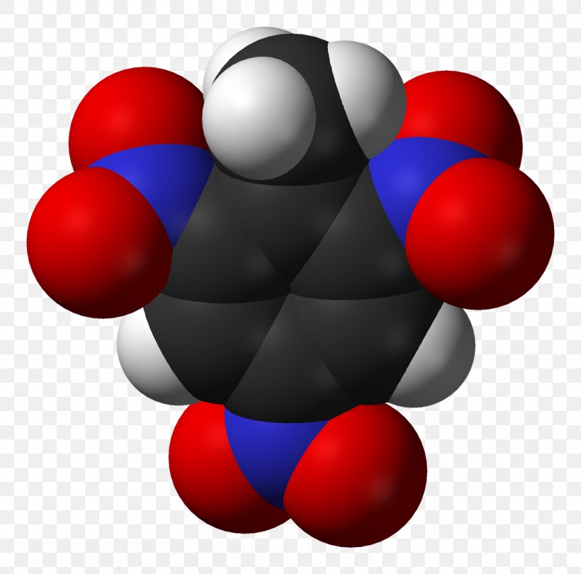 Molecule TNT Chemistry Space-filling Model Matter, PNG, 1100x1087px, Molecule, Balloon, Blue, Chemistry, Crystal Structure Download Free