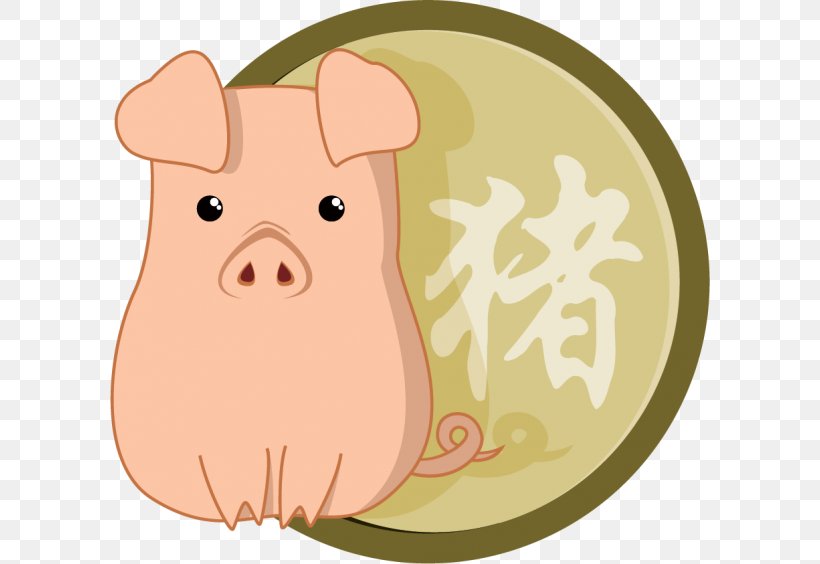 Pig Chinese Zodiac Chinese New Year Chinese Astrology, PNG, 600x564px, Pig, Art, Astrological Sign, Astrology, Calendar Download Free