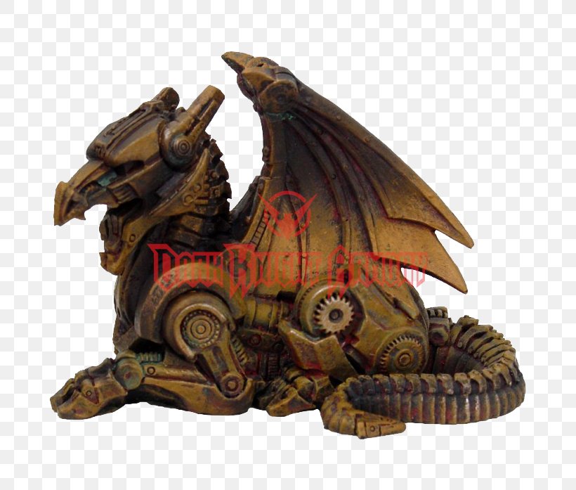Steampunk Dragon Statue Figurine Sculpture, PNG, 697x697px, Steampunk, Art, Collectable, Dragon, Fantastic Art Download Free