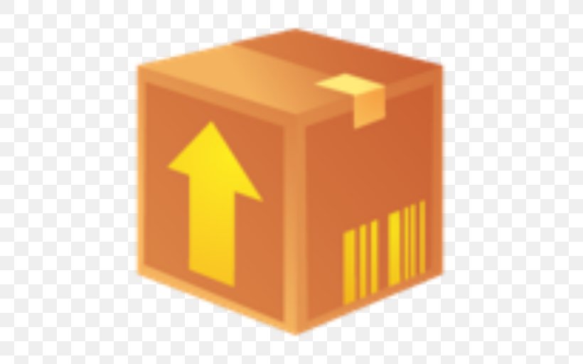 Parcel, PNG, 512x512px, Parcel, Computer Monitors, Orange, Windows Thumbnail Cache, Yellow Download Free