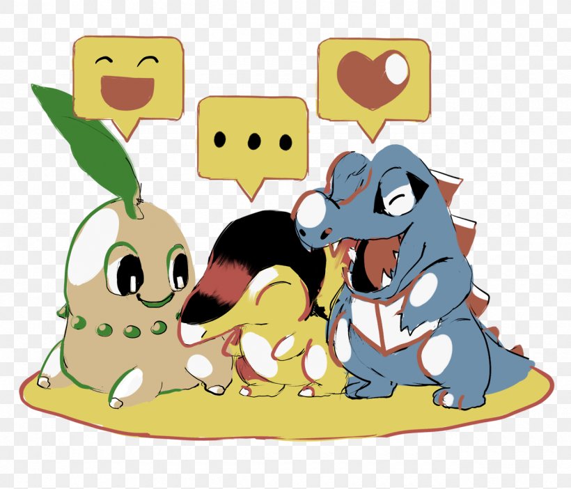 Pokémon HeartGold And SoulSilver Pokémon Ultra Sun And Ultra Moon Chikorita Totodile, PNG, 1280x1097px, Chikorita, Art, Bulbasaur, Cartoon, Cyndaquil Download Free