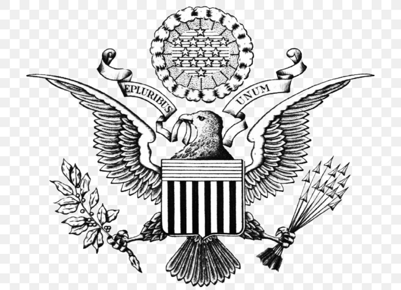 United States Of America Great Seal Of The United States Grootzegel New Brunswick, PNG, 731x594px, United States Of America, Artwork, Bird, Black And White, Brand Download Free