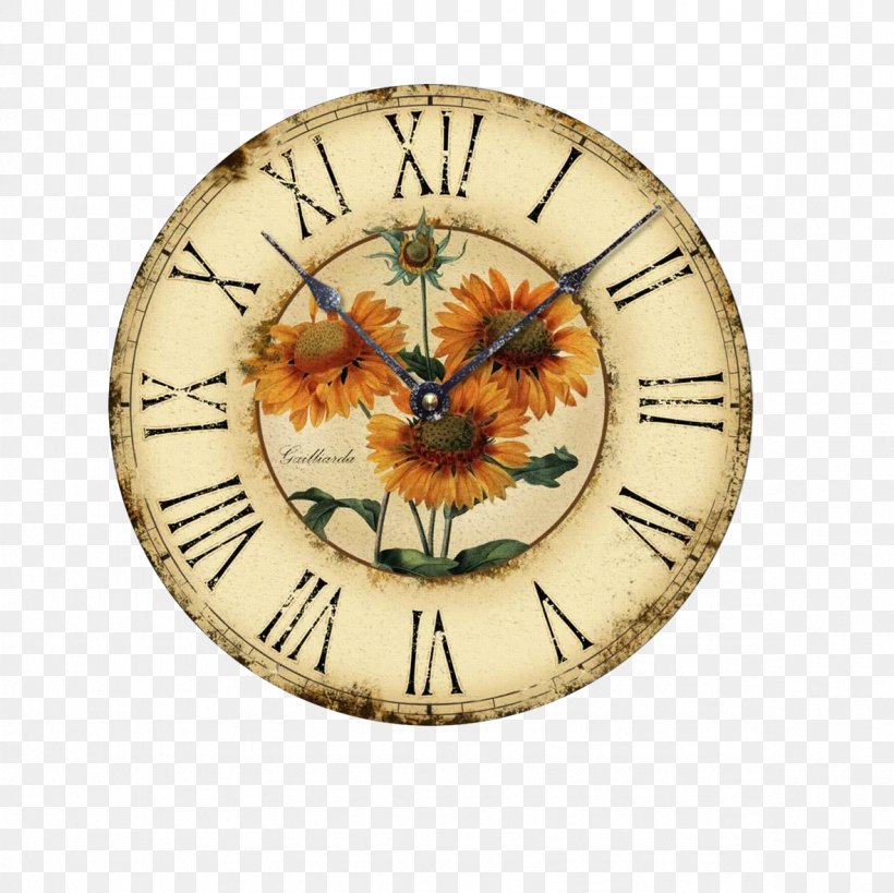 Floral Clock Kitchen Westclox Mantel Clock, PNG, 1181x1181px, Clock, Cutlery, Dining Room, Fireplace Mantel, Floral Clock Download Free