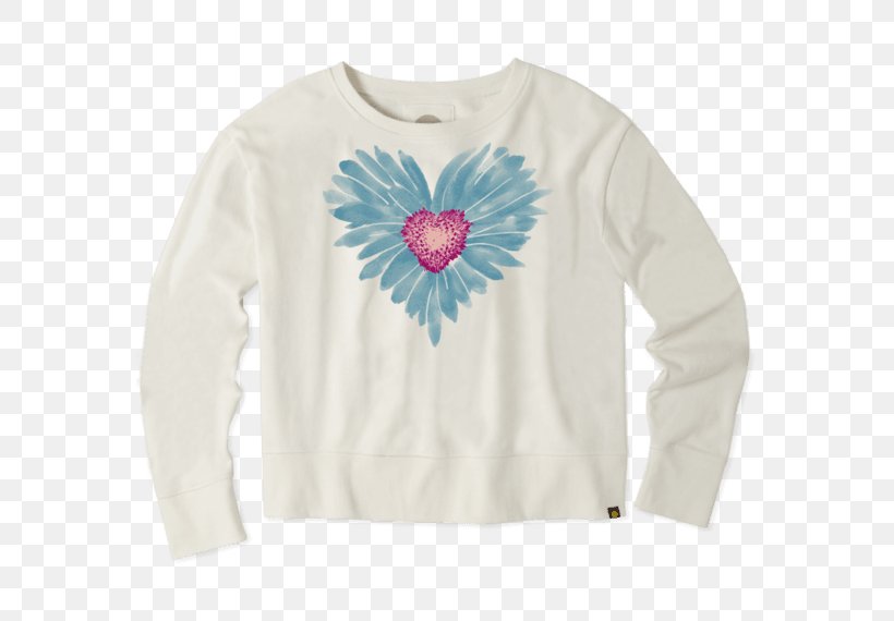 Long-sleeved T-shirt Watercolor Painting Common Daisy, PNG, 570x570px, Tshirt, Bluza, Clothing, Common Daisy, Hoodie Download Free