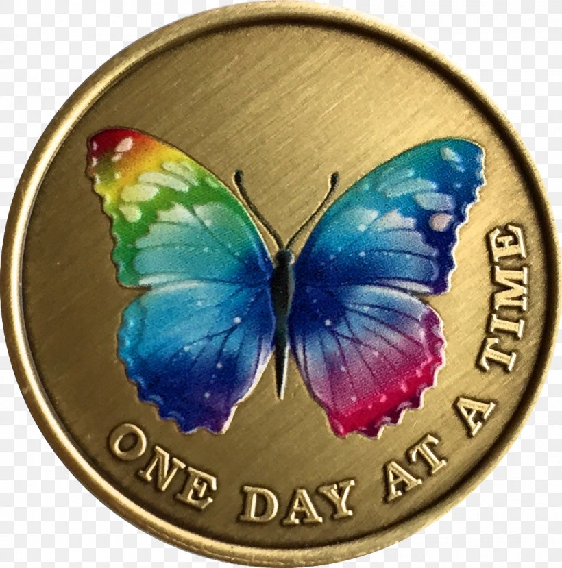 Nymphalidae Butterfly Sobriety Coin Rainbow Serenity Prayer, PNG, 1052x1064px, Nymphalidae, Alanonalateen, Alcoholics Anonymous, Brush Footed Butterfly, Butterfly Download Free