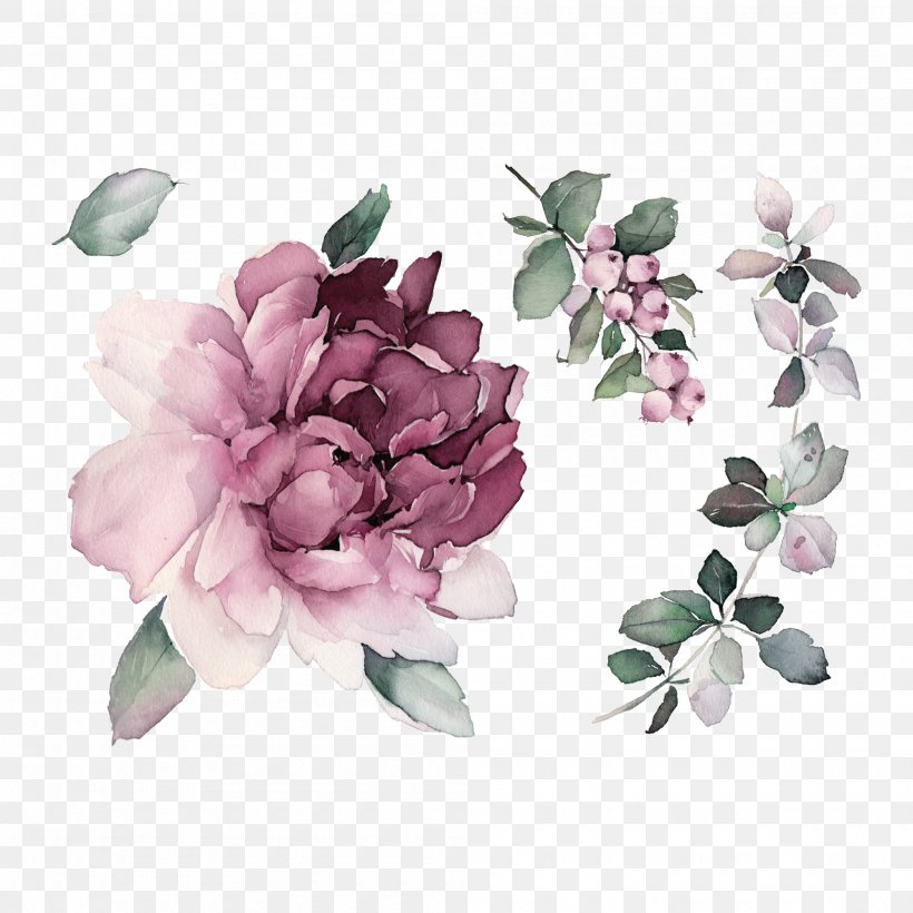 Abziehtattoo Cosmetics Cabbage Rose Peony, PNG, 2000x2000px, Tattoo, Abziehtattoo, Artificial Flower, Beauty, Blossom Download Free