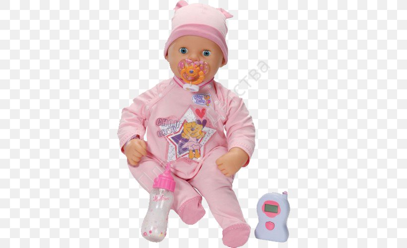Doll Zapf Creation Toy Infant Baby Born Interactive, PNG, 500x500px, Doll, Baby Born Interactive, Baby Born Interactive Doll, Baby Monitors, Child Download Free