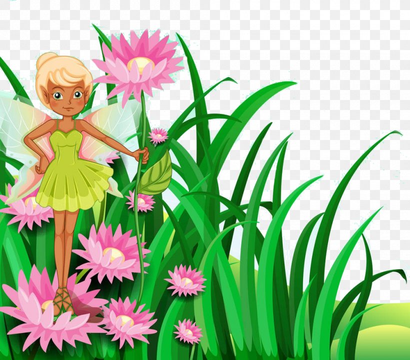 Flower Plant Clip Art, PNG, 1000x879px, Flower, Cartoon, Drawing, Fairy, Fictional Character Download Free