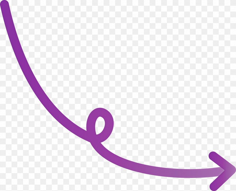 Curved Arrow, PNG, 3000x2422px, Curved Arrow, Line, Magenta, Purple, Violet Download Free