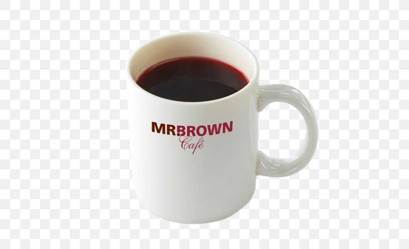 Mr. Brown Coffee Tea Mug Cafe, PNG, 500x500px, Coffee, Cafe, Caffeine, Coffee Cup, Coffee M Download Free