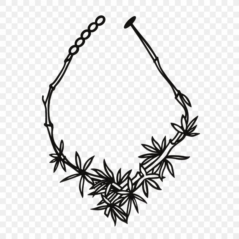 Necklace Earring Jewellery Choker Chain, PNG, 1980x1980px, Necklace, Black And White, Body Jewelry, Bracelet, Branch Download Free