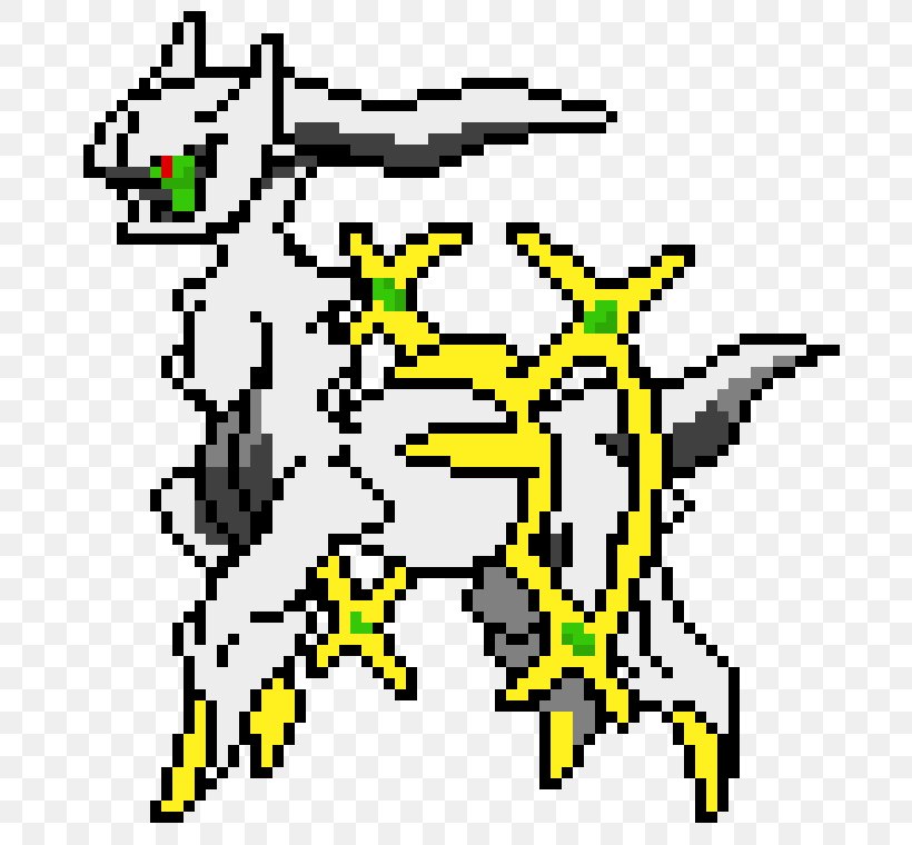 Arceus Pokémon Pixel Art Pattern, PNG, 770x760px, Arceus, Area, Art, Crossstitch, Ditto Download Free