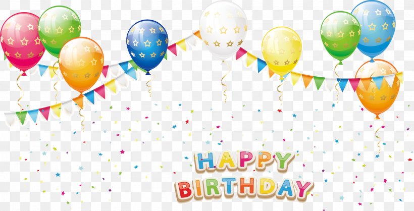 Birthday Cake Balloon Poster, PNG, 2216x1130px, Birthday Cake, Balloon, Birthday, Birthday Card, Drawing Download Free