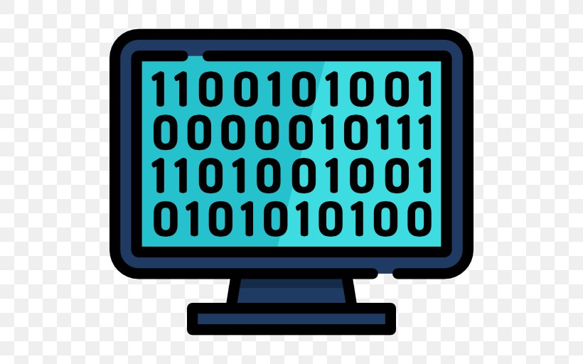 Computer Monitors Clip Art Logo Sign, PNG, 512x512px, Computer Monitors, Advertising, Area, Binary Code, Binary Number Download Free