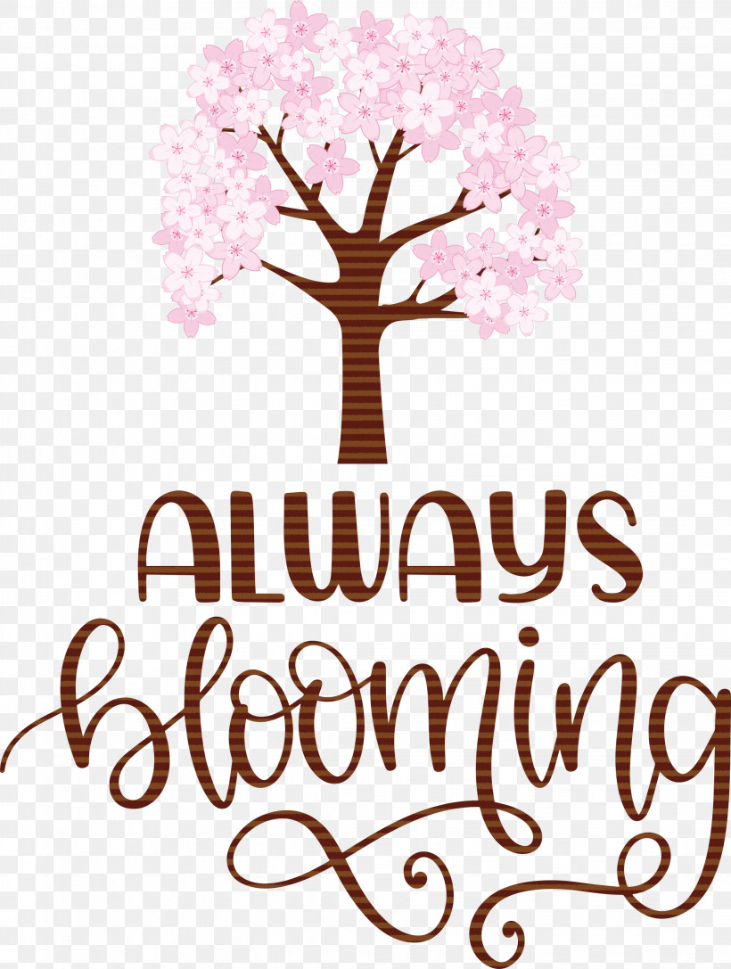 Always Blooming Spring Blooming, PNG, 2261x2999px, Spring, Blooming, Branching, Flower, Logo Download Free