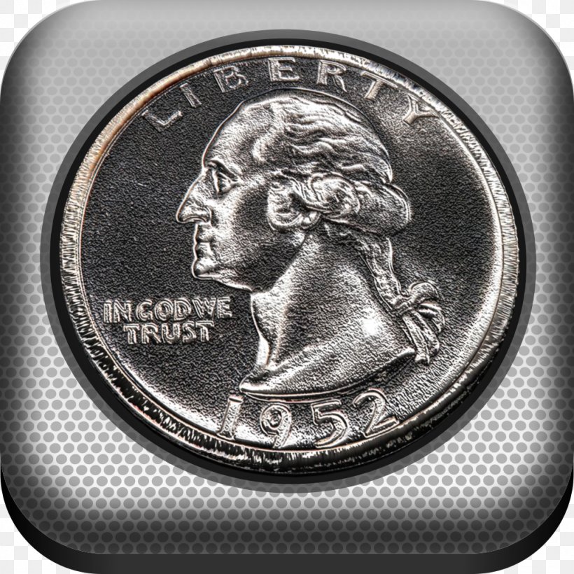 IPhone Coin Myofascial Trigger Point Smartphone, PNG, 1024x1024px, Iphone, Black And White, Coin, Coin Flipping, Currency Download Free