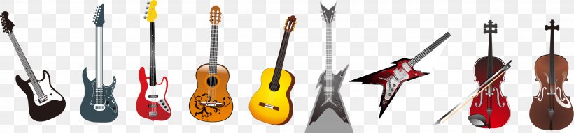 Musical Instrument Musical Note Guitar, PNG, 2567x601px, Watercolor, Cartoon, Flower, Frame, Heart Download Free