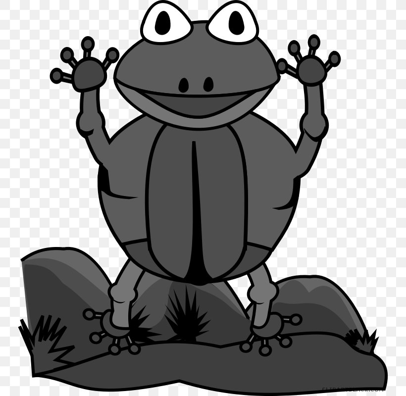 The Celebrated Jumping Frog Of Calaveras County Clip Art Image, PNG, 748x800px, Frog, Amphibian, Black And White, Drawing, Fictional Character Download Free
