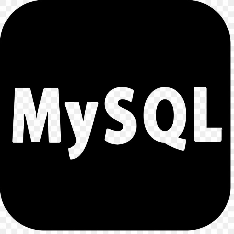 Database Download MySQL Font, PNG, 1600x1600px, Database, Black And White, Brand, Computer Servers, Logo Download Free