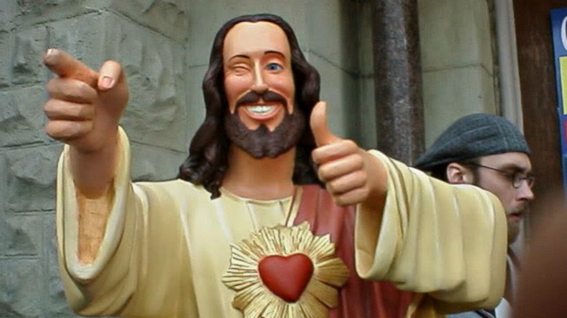 Jesus Christ The Redeemer Dogma Buddy Christ Statue, PNG, 1280x720px, Jesus, Buddy Christ, Christ The Redeemer, Christian, Christianity Download Free