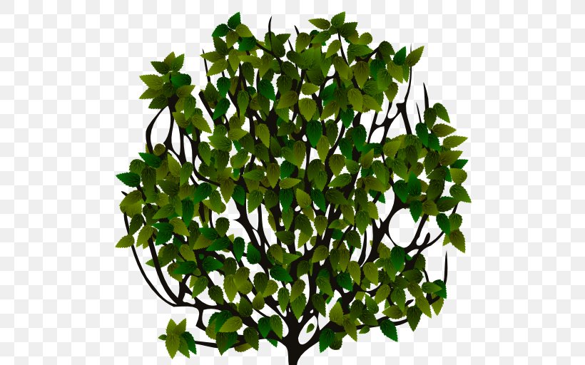 Sprite Shrub 2D Computer Graphics Tree, PNG, 512x512px, 2d Computer Graphics, 3d Computer Graphics, Sprite, Branch, Flowerpot Download Free