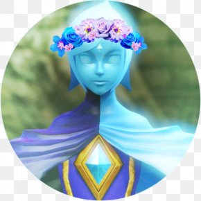 Paperchild - Cobalt Blue Organism PNG