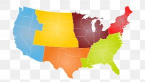 United States - Flag Of The United States Map PNG