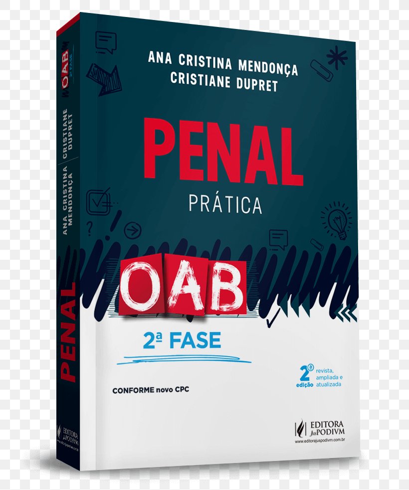 Vade Mecum Penal 2018: ATUALIZADO ATÉ 23.01.2018 Criminal Law Order Of Attorneys Of Brazil Exame Da Ordem Dos Advogados Do Brasil Administrative Law, PNG, 755x981px, Criminal Law, Administrative Law, Brand, Civil Procedure, Constitutional Law Download Free