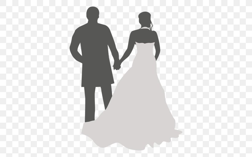 Wedding Bride Dress Woman, PNG, 512x512px, Wedding, Black And White, Bridal Shower, Bride, Bridesmaid Download Free