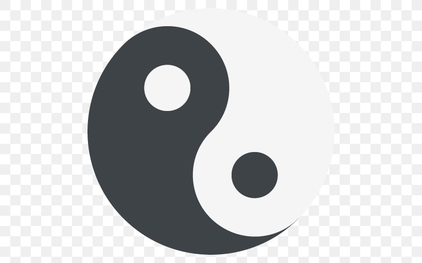 Symbol yin unicode yang U+268F DIGRAM