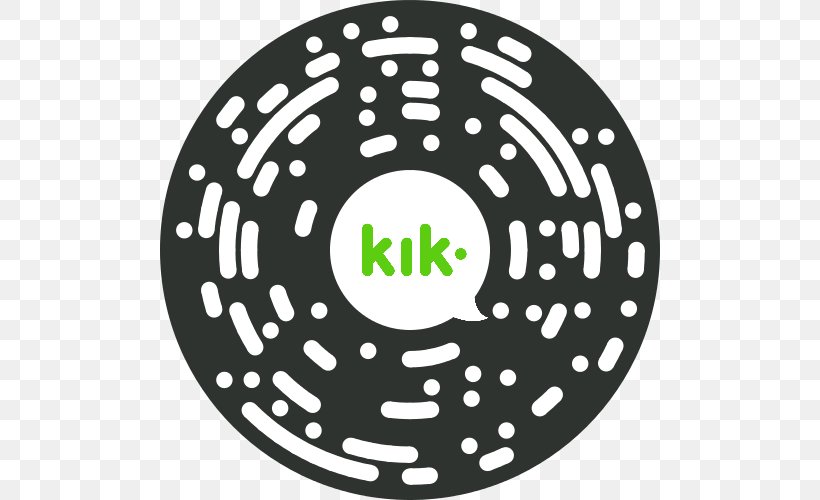 Kik Messenger QR Code Game Instant Messaging, PNG, 500x500px, Kik Messenger, Auto Part, Chatbot, Code, Email Download Free