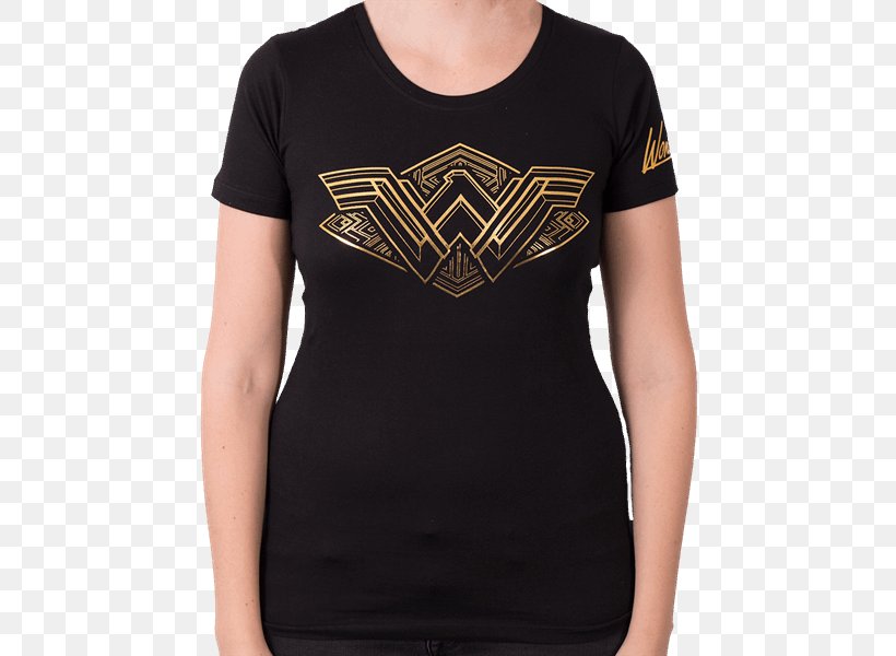 T-shirt Wonder Woman Sleeve Clothing, PNG, 600x600px, Tshirt, Babydoll, Black, Brand, Clothing Download Free
