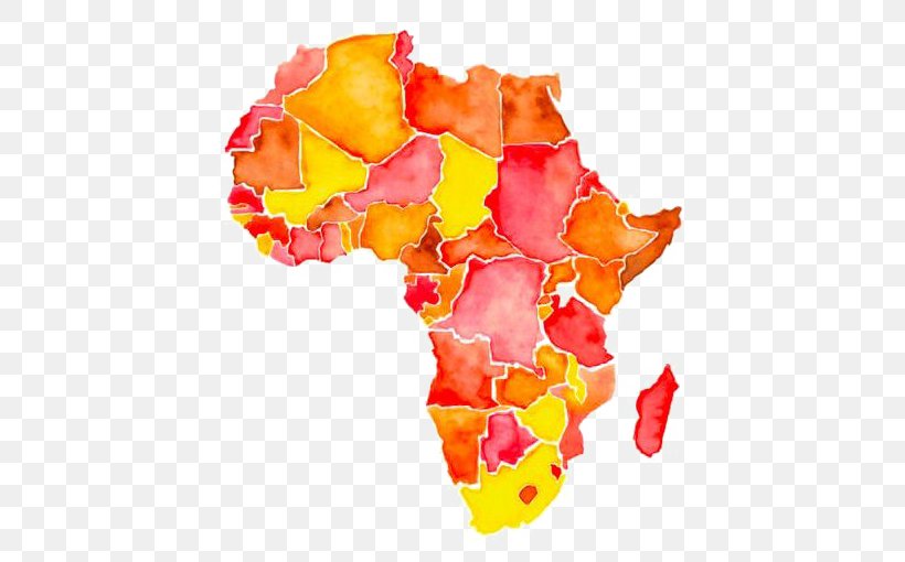 Africa Map Watercolor Painting Continent, PNG, 510x510px, Africa, African American, Atlas, Continent, Cut Flowers Download Free
